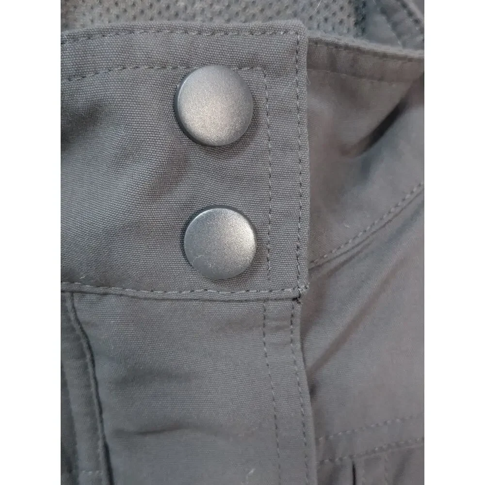 TravelSmith Gray  Full Zip Lined Sleeveless Vest Utility Men Size L